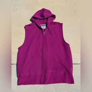 Vtg Levis Sleeveless Hoodie Jacket Made In USA Retro Workout Boxing 90s Size M